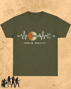 Feel The Beat Music Cotton T-Shirt Swiftsoul