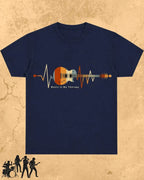 Feel The Beat Music Cotton T-Shirt Swiftsoul