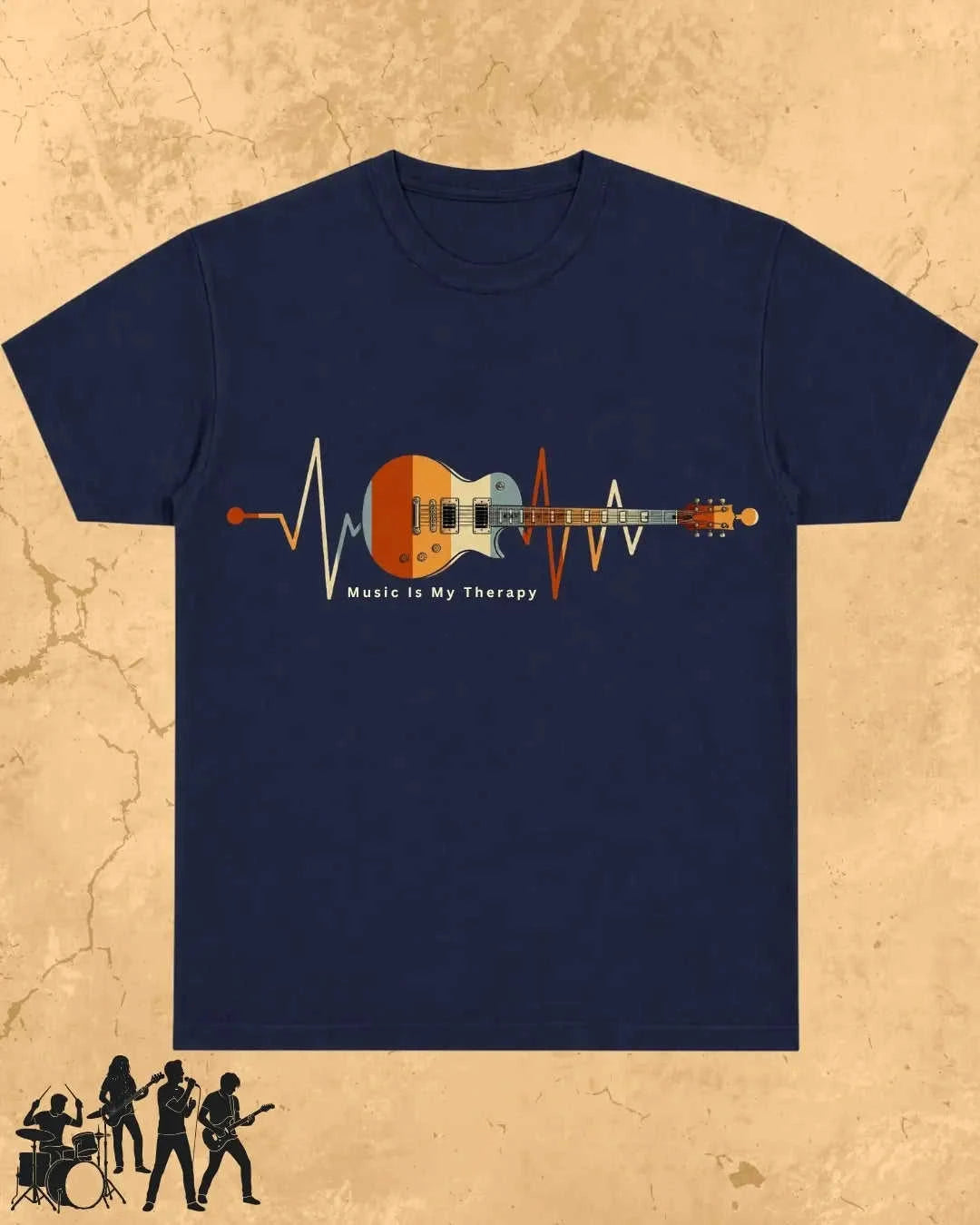Feel The Beat Music Cotton T-Shirt Swiftsoul
