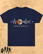 Feel The Beat Music Cotton T-Shirt Swiftsoul