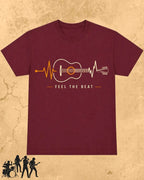 Feel The Beat Music Cotton T-Shirt Swiftsoul