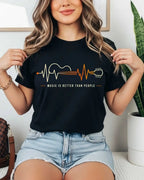 Feel The Beat Music Cotton T-Shirt Swiftsoul