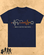 Feel The Beat Music Cotton T-Shirt Swiftsoul