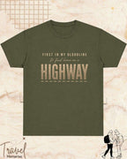 FIRST IN MY BLOODLINE Travel Cotton Tshirt Billien LLC 