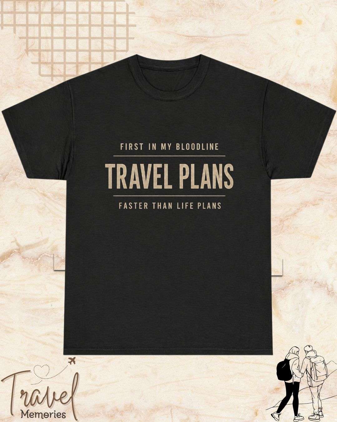 FIRST IN MY BLOODLINE Travel Cotton Tshirt Billien LLC 