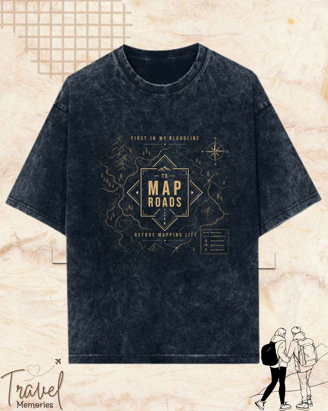 FIRST IN MY BLOODLINE Travel Cotton Tshirt Billien LLC 
