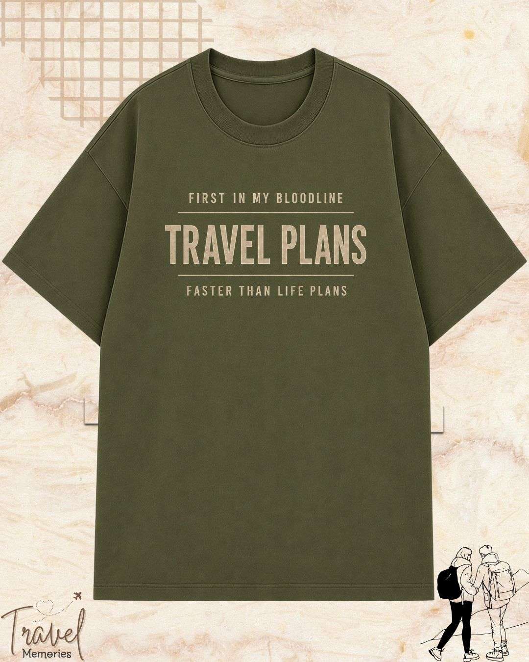 FIRST IN MY BLOODLINE Travel Cotton Tshirt Billien LLC 