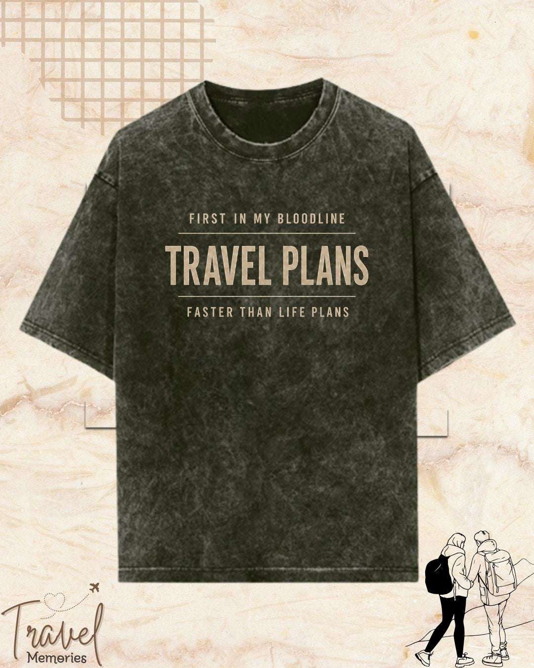 FIRST IN MY BLOODLINE Travel Cotton Tshirt Swiftsoul 