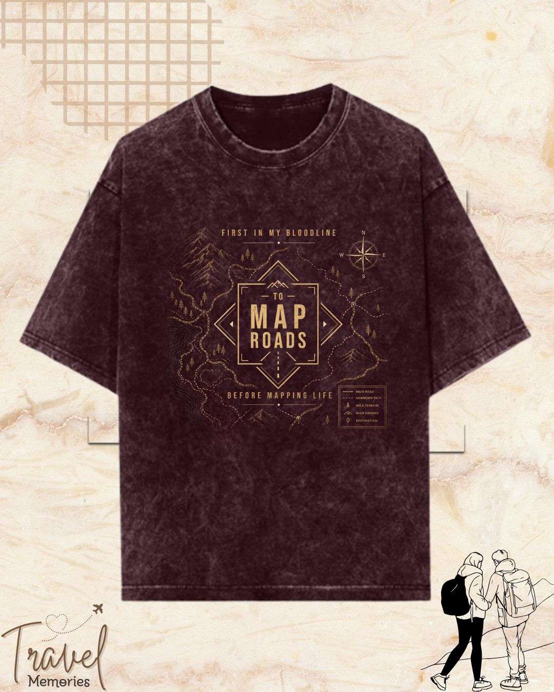 FIRST IN MY BLOODLINE Travel Cotton Tshirt Swiftsoul 