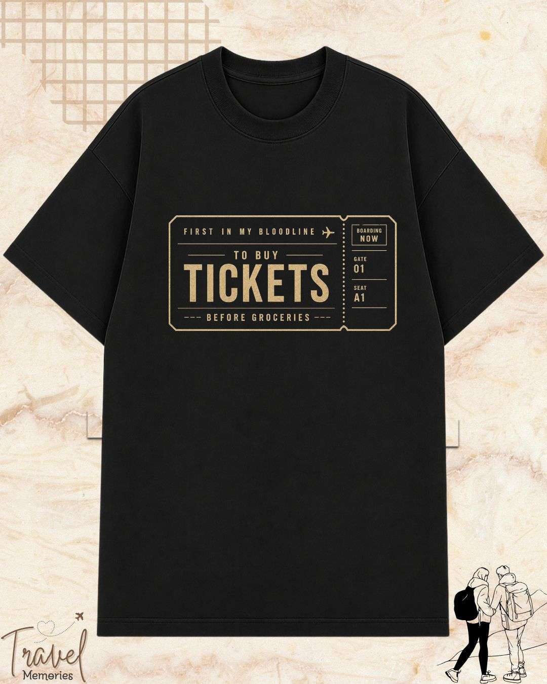 FIRST IN MY BLOODLINE Travel Cotton Tshirt Swiftsoul 