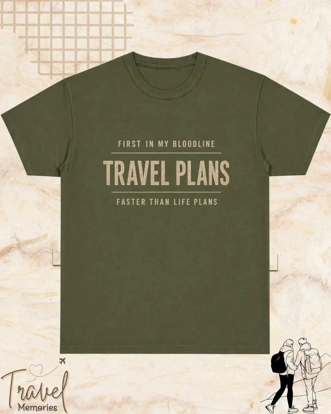 FIRST IN MY BLOODLINE Travel Cotton Tshirt Swiftsoul