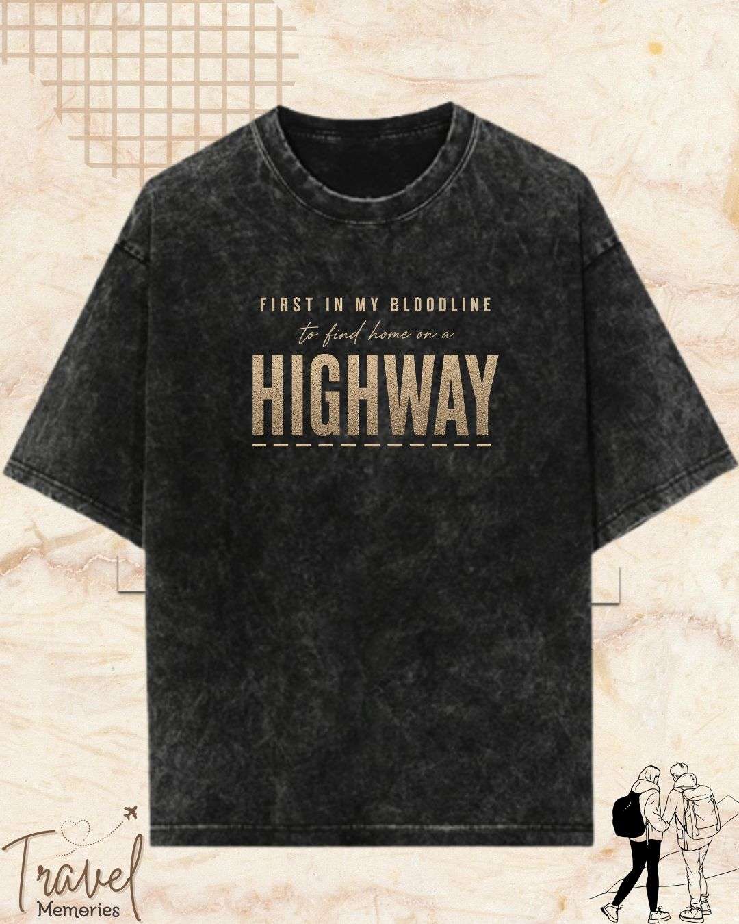 FIRST IN MY BLOODLINE Travel Cotton Tshirt Swiftsoul 