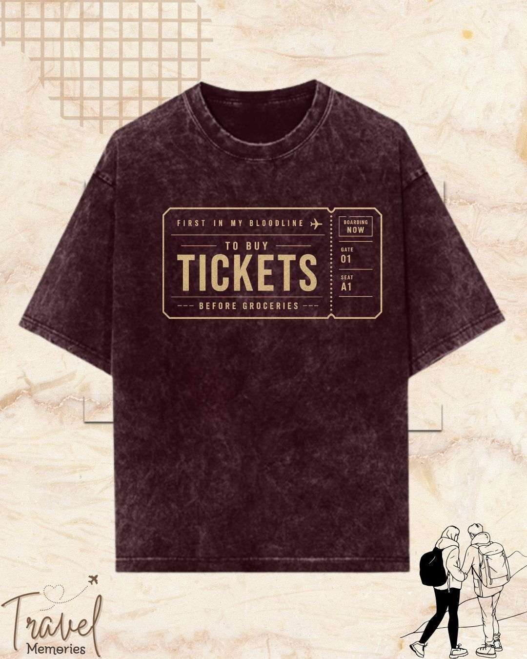 FIRST IN MY BLOODLINE Travel Cotton Tshirt