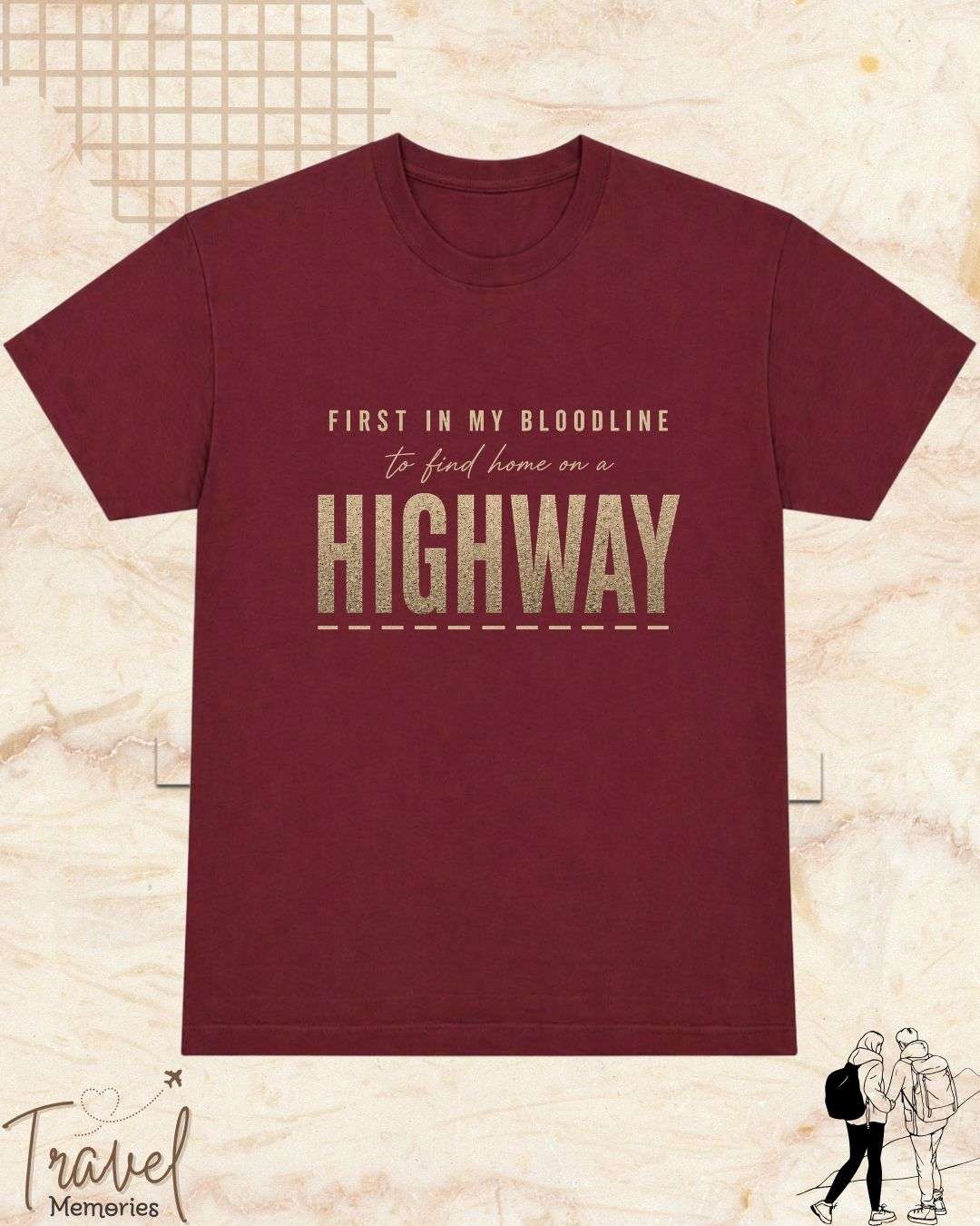 FIRST IN MY BLOODLINE Travel Cotton Tshirt Swiftsoul 