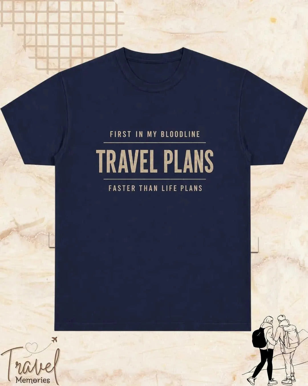 FIRST IN MY BLOODLINE Travel Cotton Tshirt Swiftsoul
