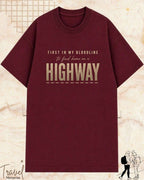 FIRST IN MY BLOODLINE Travel Cotton Tshirt Swiftsoul 