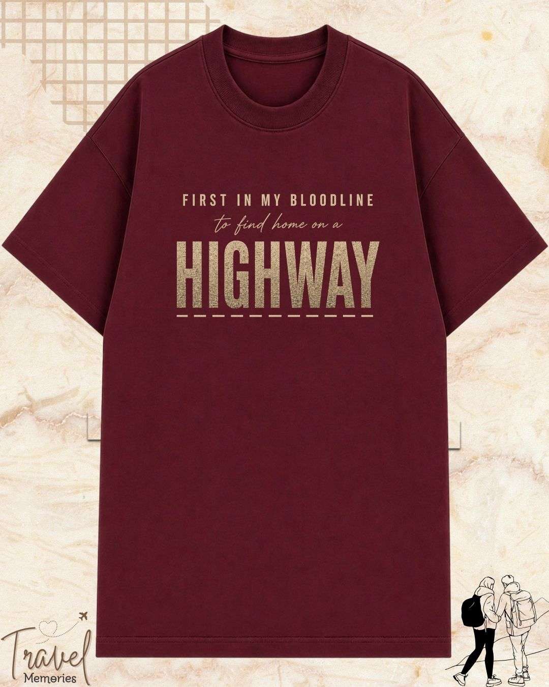 FIRST IN MY BLOODLINE Travel Cotton Tshirt Swiftsoul 