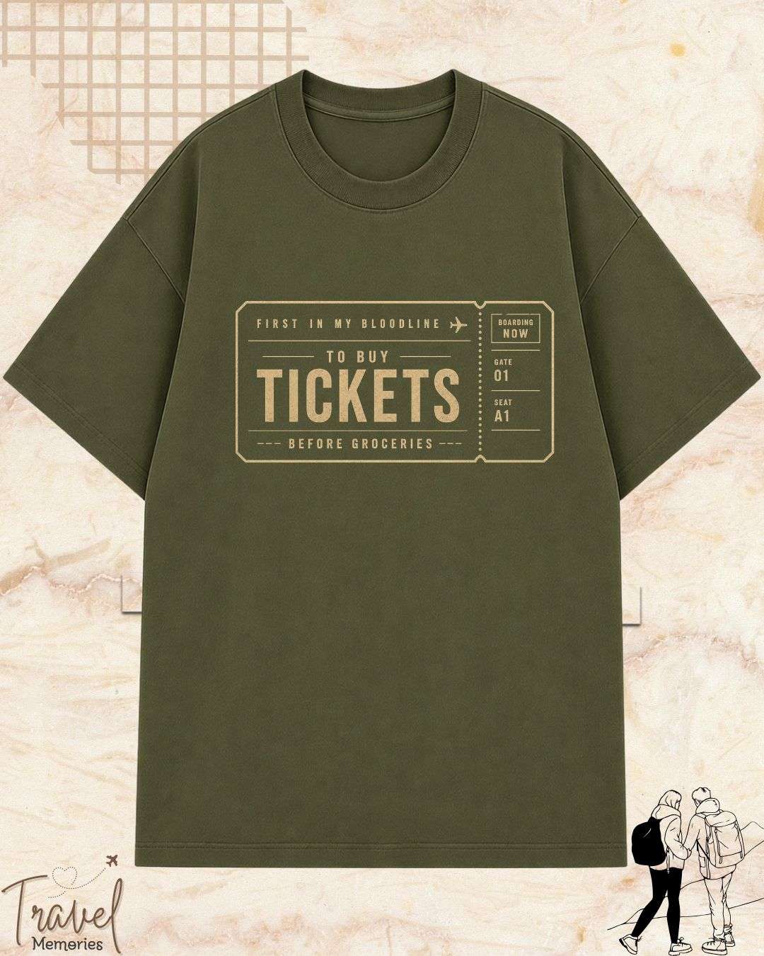 FIRST IN MY BLOODLINE Travel Cotton Tshirt Swiftsoul 