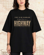 FIRST IN MY BLOODLINE Travel Cotton Tshirt Swiftsoul 