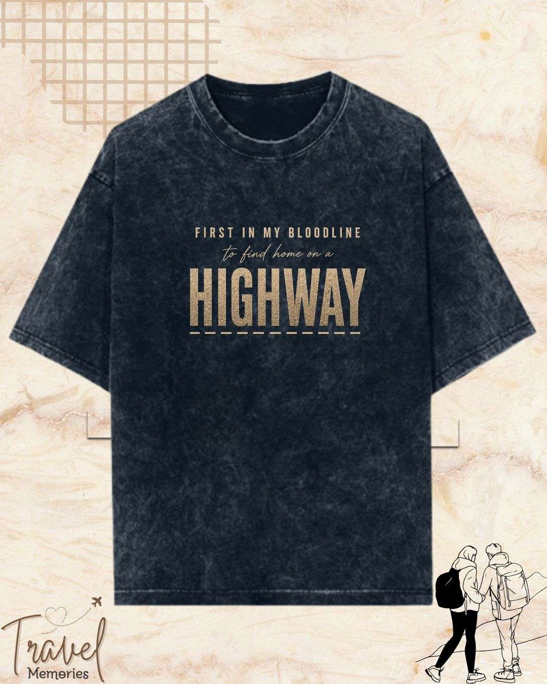 FIRST IN MY BLOODLINE Travel Cotton Tshirt Swiftsoul 