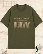 FIRST IN MY BLOODLINE Travel Cotton Tshirt Swiftsoul 
