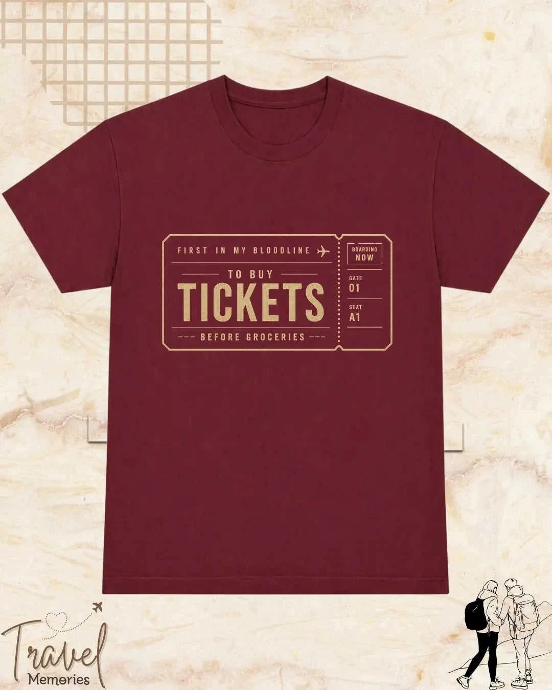 FIRST IN MY BLOODLINE Travel Cotton Tshirt Swiftsoul