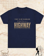 FIRST IN MY BLOODLINE Travel Cotton Tshirt Swiftsoul