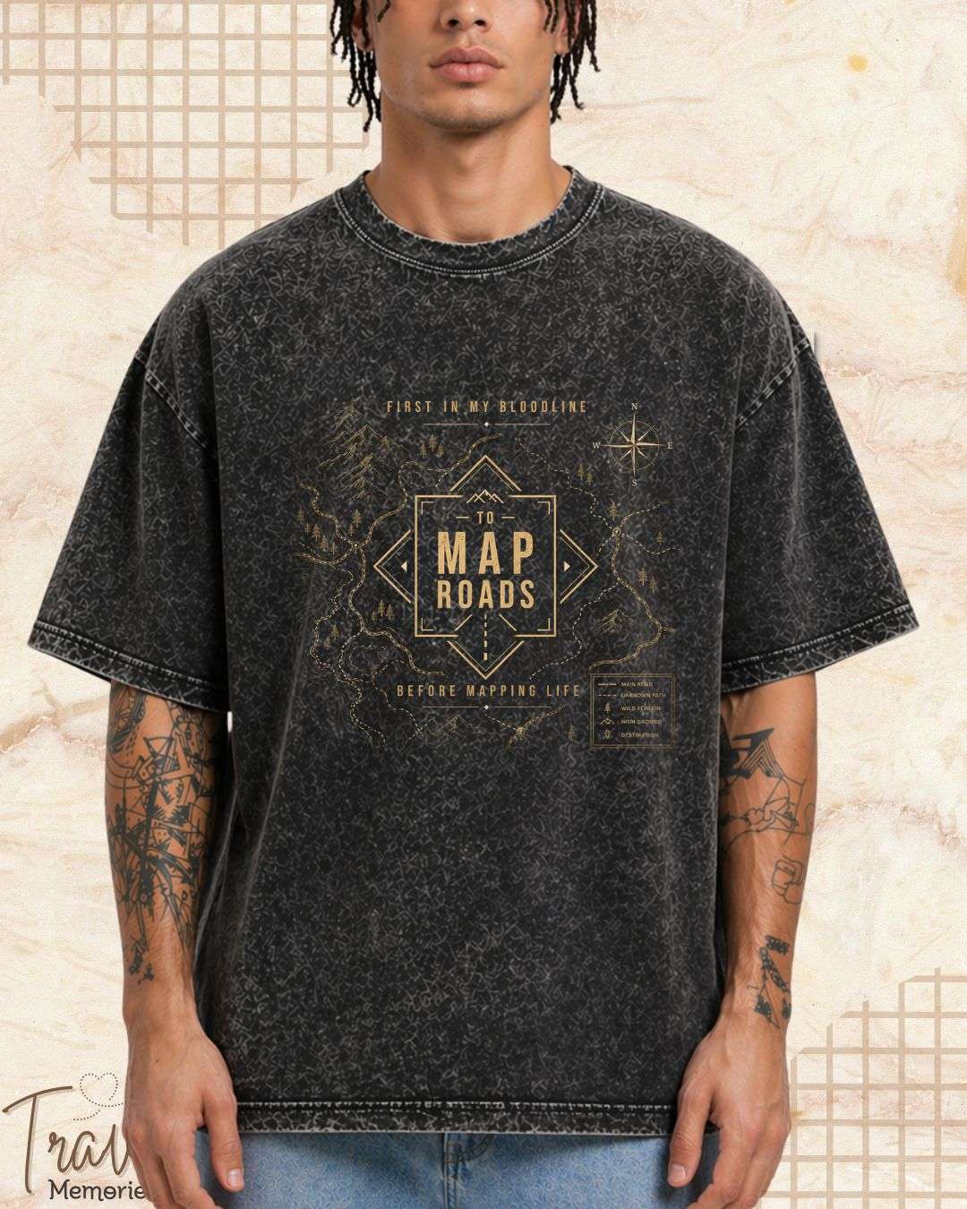 FIRST IN MY BLOODLINE Travel Cotton Tshirt Swiftsoul 