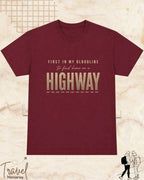 FIRST IN MY BLOODLINE Travel Cotton Tshirt Swiftsoul