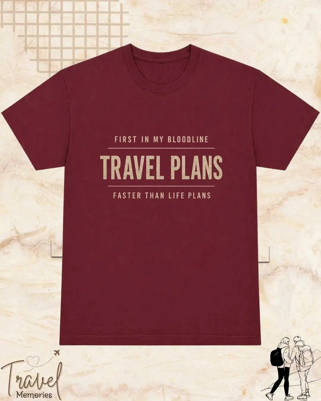 FIRST IN MY BLOODLINE Travel Cotton Tshirt Swiftsoul