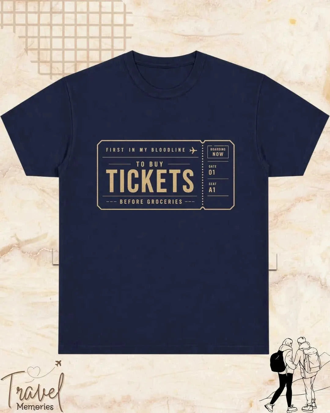 FIRST IN MY BLOODLINE Travel Cotton Tshirt Swiftsoul