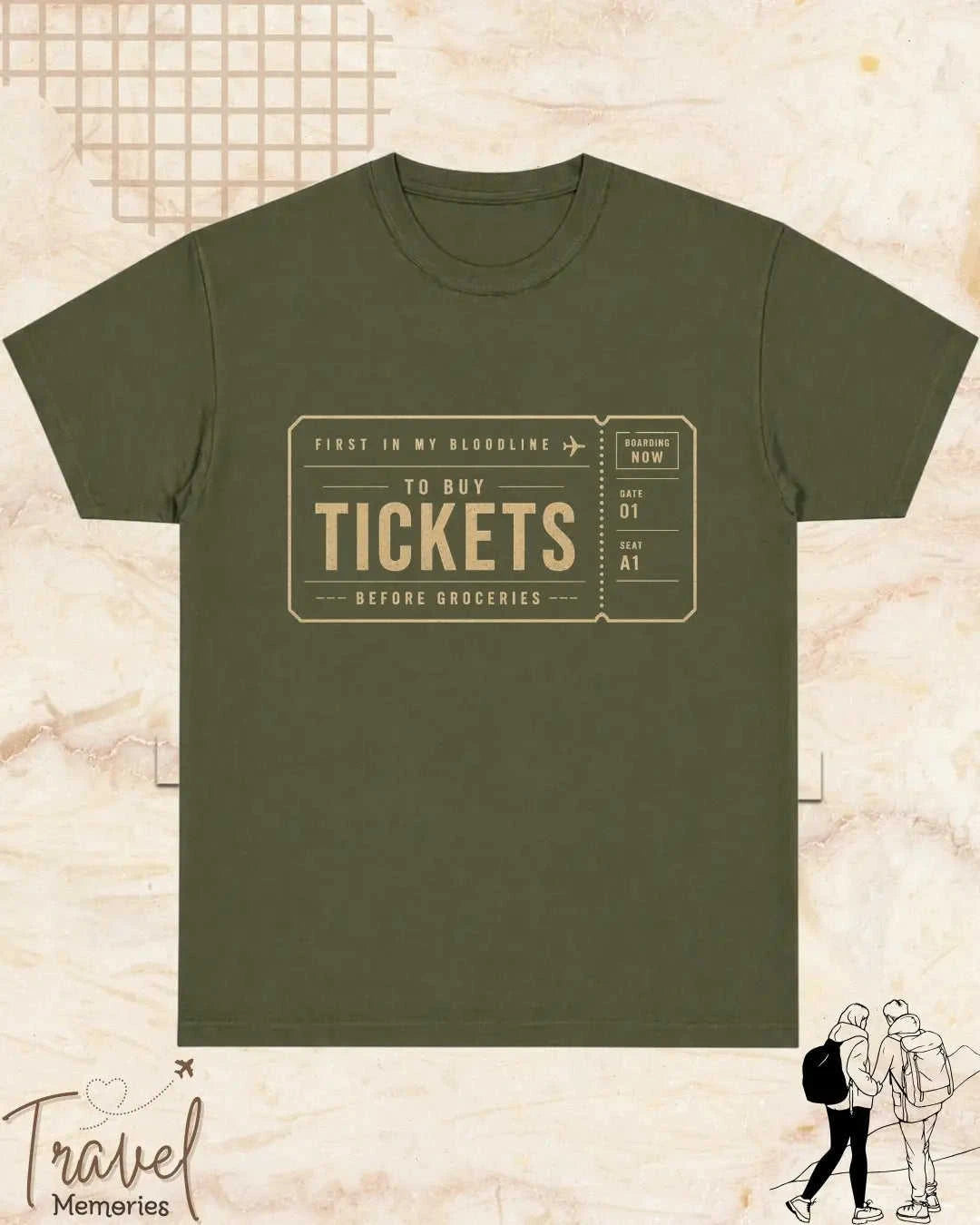 FIRST IN MY BLOODLINE Travel Cotton Tshirt Swiftsoul