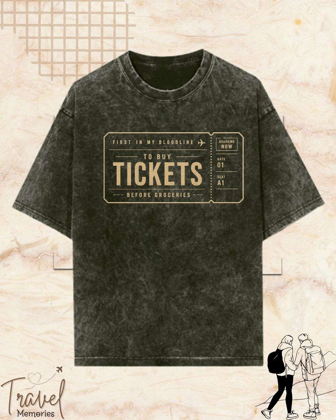 FIRST IN MY BLOODLINE Travel Cotton Tshirt Swiftsoul 