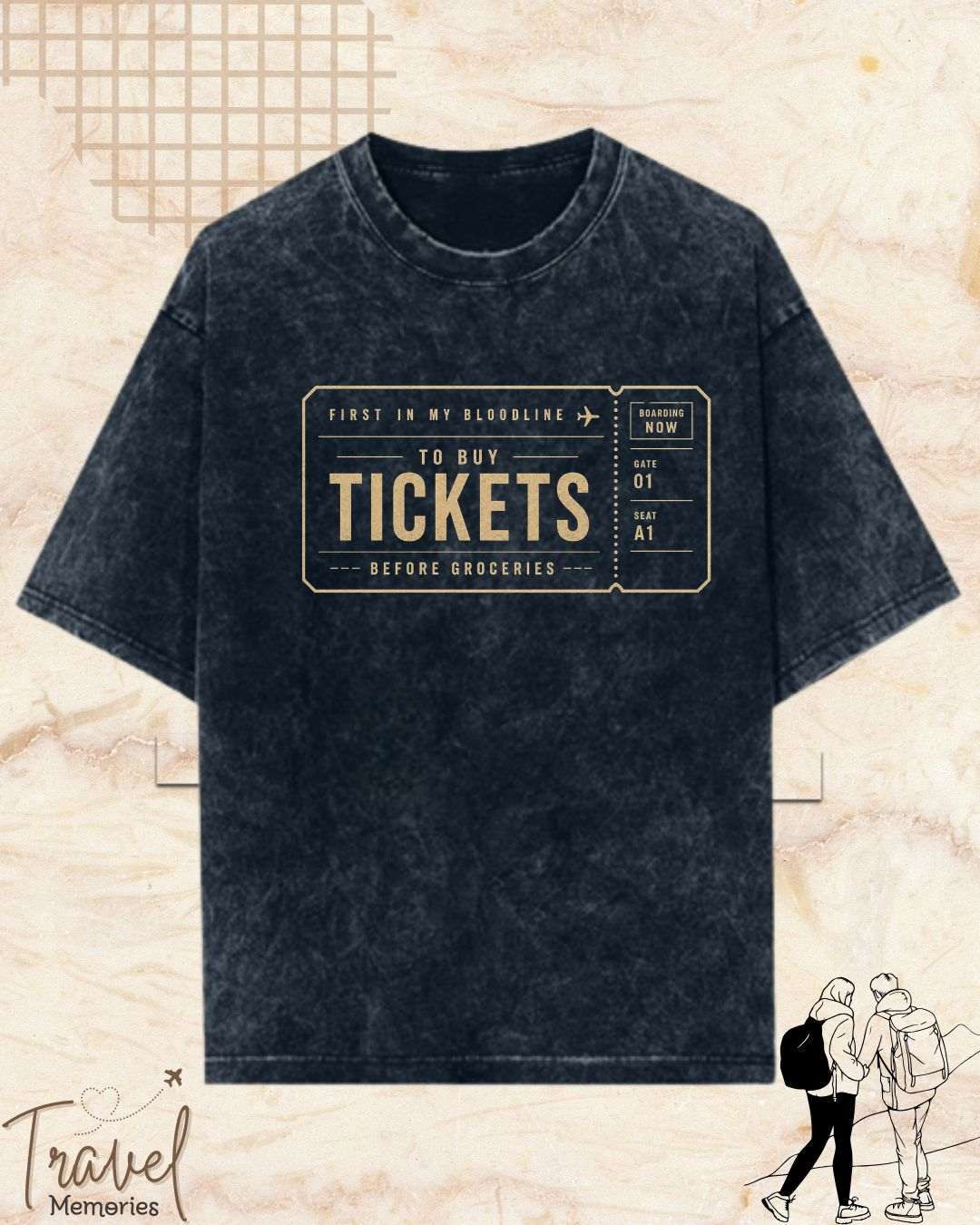 FIRST IN MY BLOODLINE Travel Cotton Tshirt