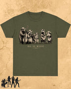 Folk Band Animals Music T-Shirt Billien LLC 