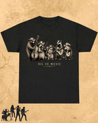 Folk Band Animals Music T-Shirt Billien LLC 