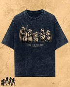 Folk Band Animals Music T-Shirt