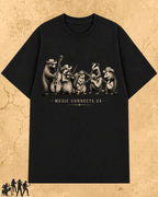 Folk Band Animals Music T-Shirt Billien LLC 