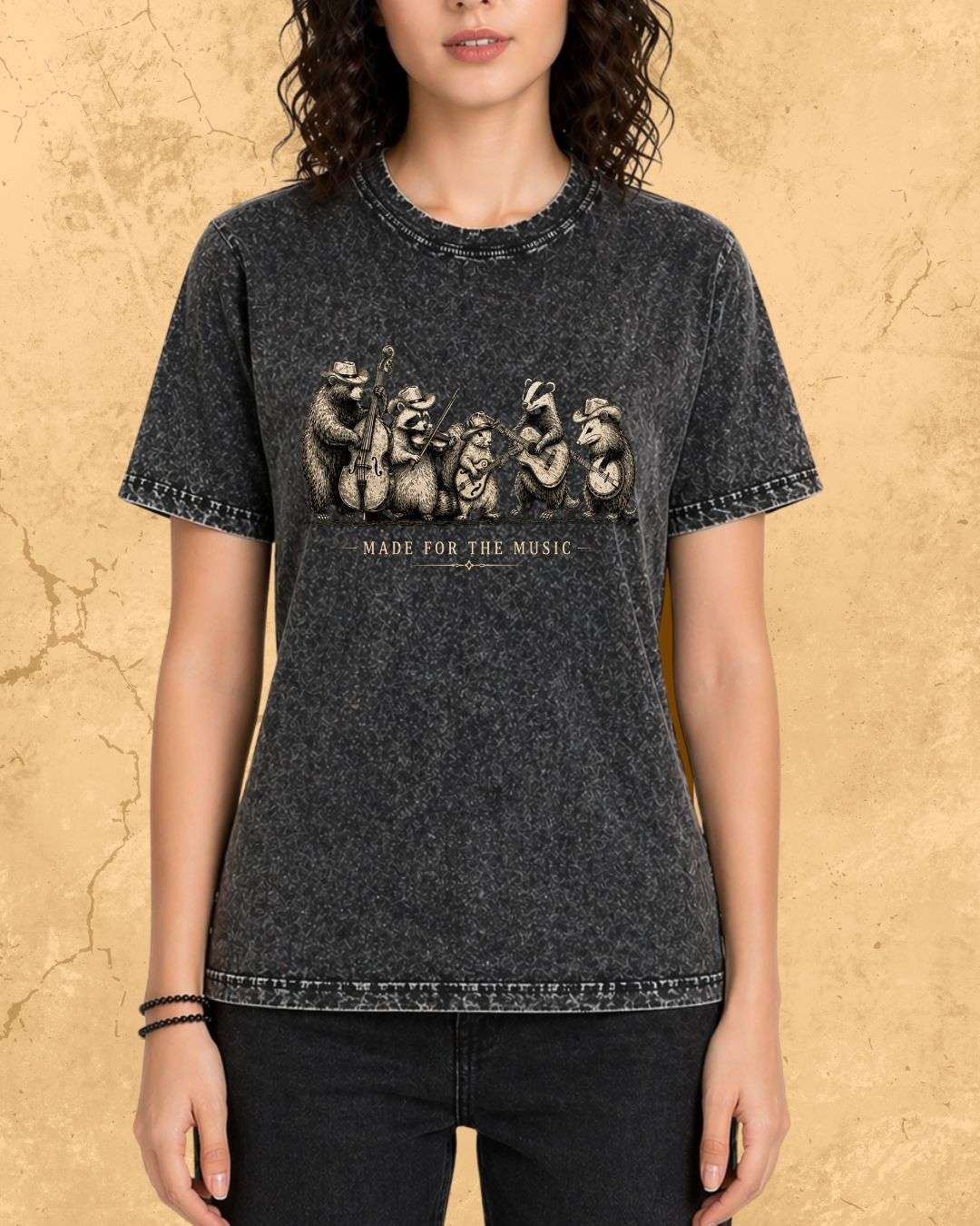 Folk Band Animals Music T-Shirt Billien LLC 