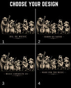 Folk Band Animals Music T-Shirt