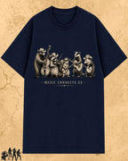 Folk Band Animals Music T-Shirt Billien LLC 