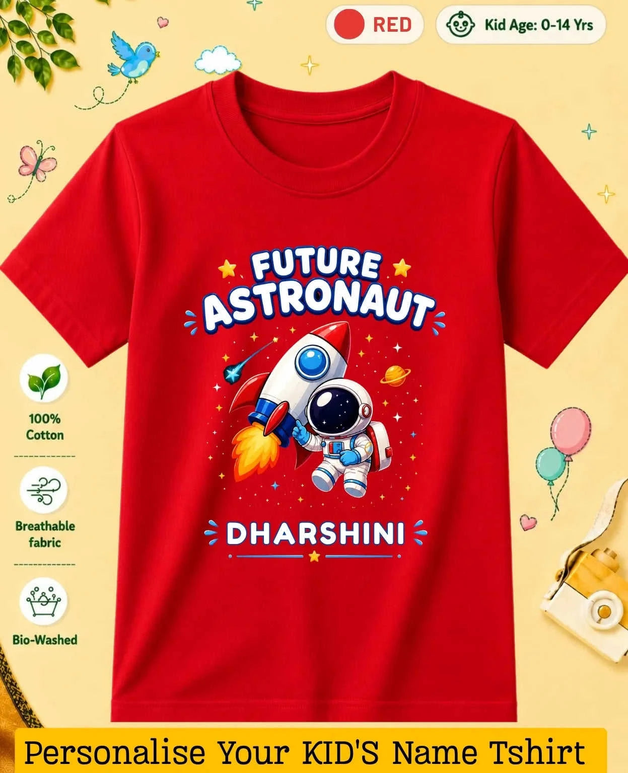 Future Professionals Custom Kid Cotton Tshirt (Copy) Swiftsoul