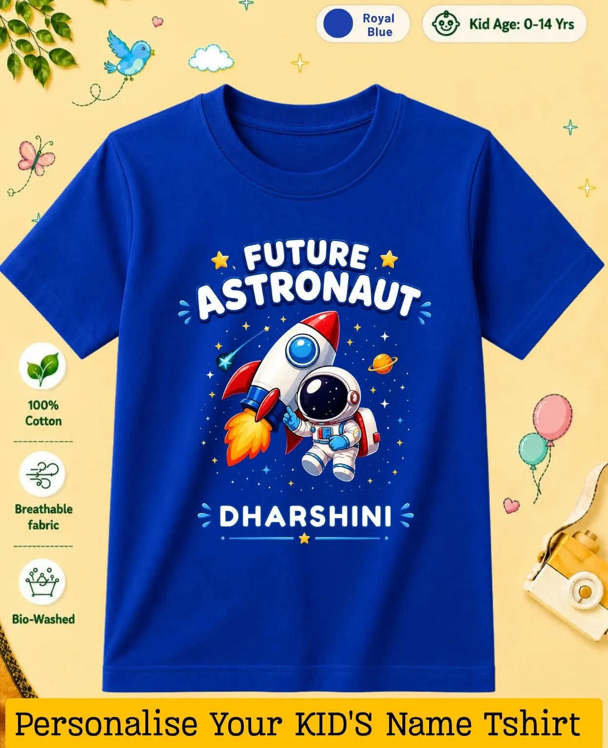 Future Professionals Custom Kid Cotton Tshirt (Copy) Swiftsoul