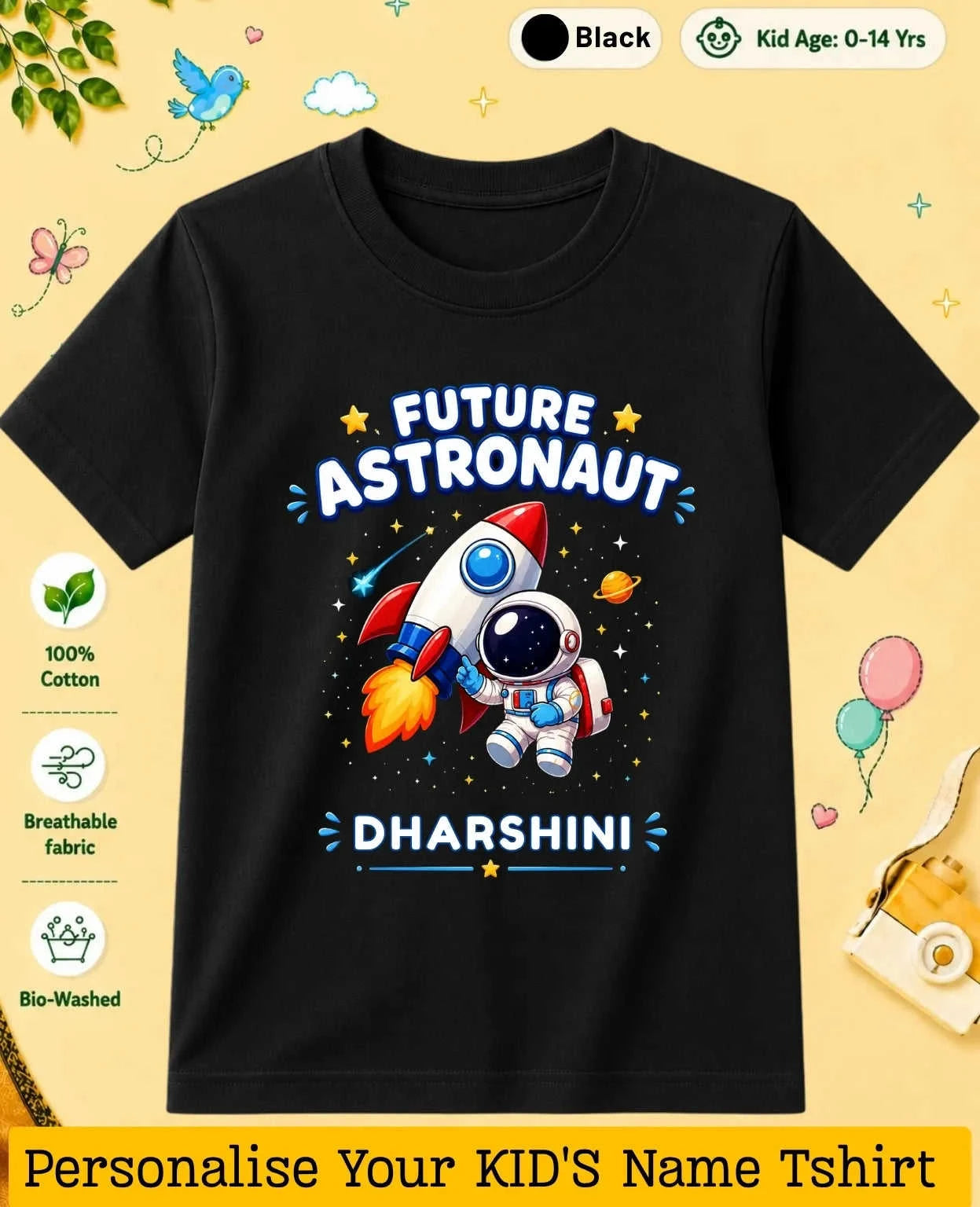 Future Professionals Custom Kid Cotton Tshirt (Copy) Swiftsoul
