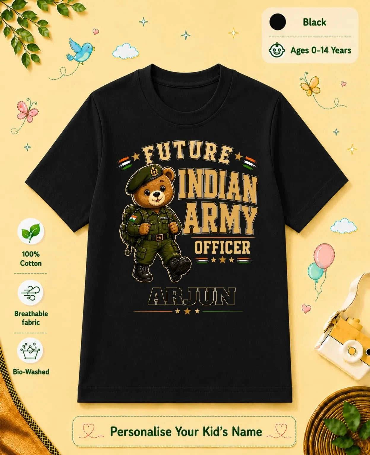 Future Professionals Custom Kid Cotton Tshirt Swiftsoul