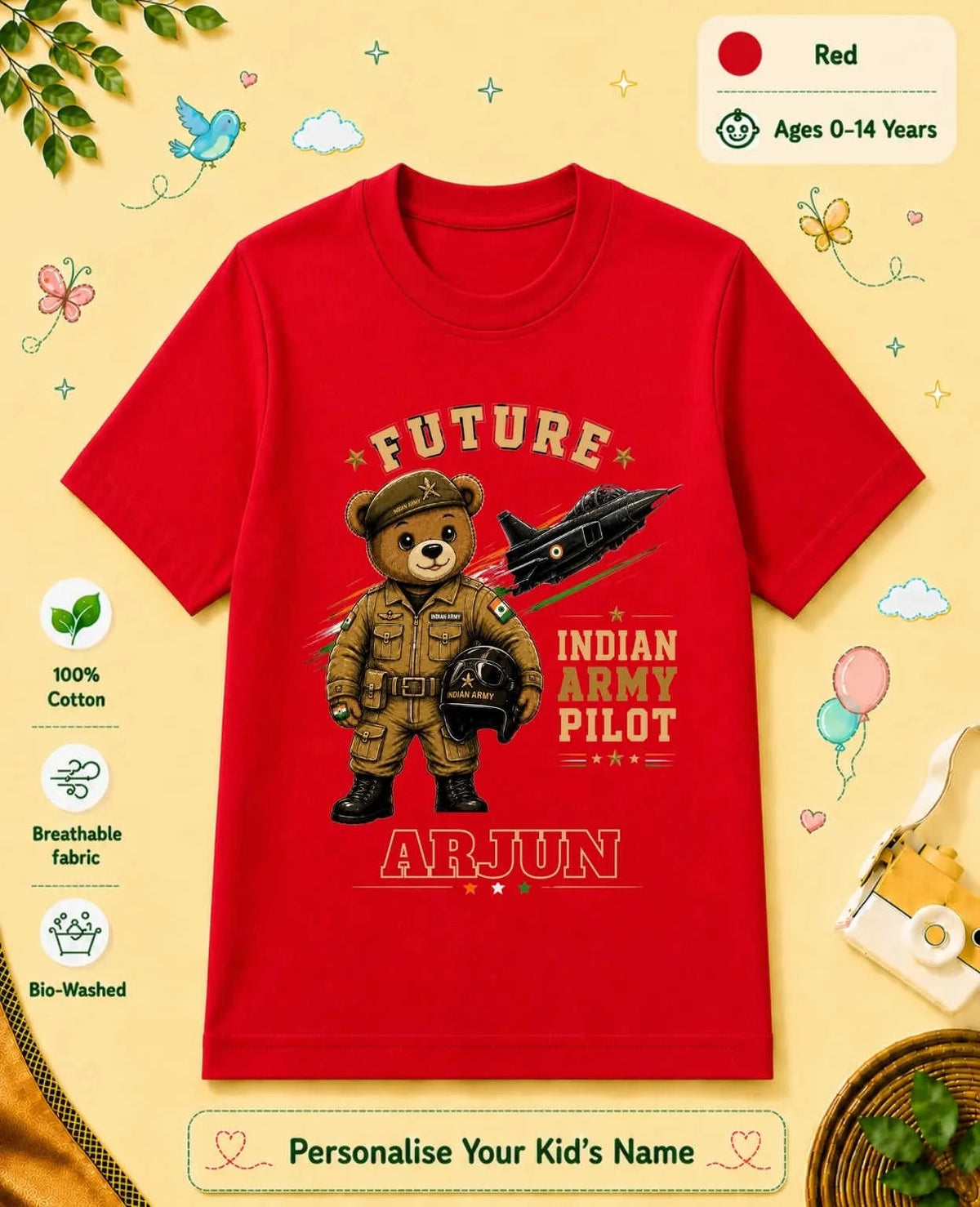Future Professionals Custom Kid Cotton Tshirt Swiftsoul