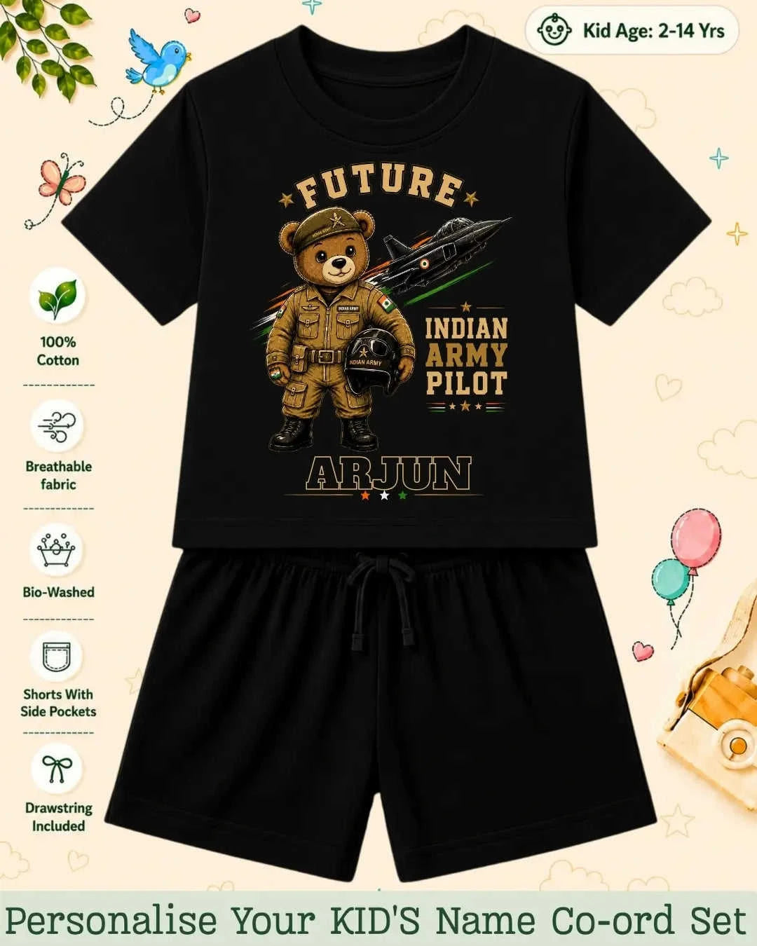 Future Professionals Kid Co-ord Set Swiftsoul