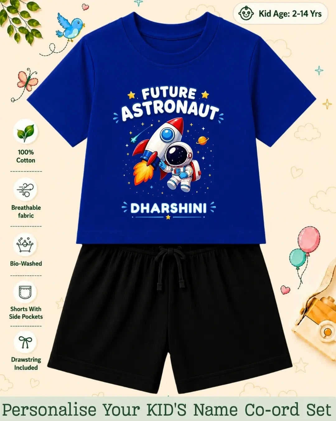 Future Professionals Kid Co-ord Set Swiftsoul