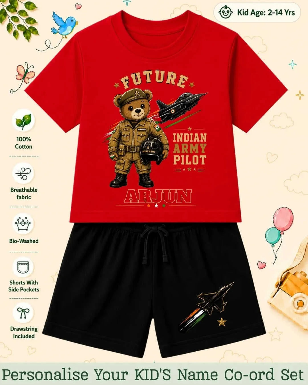 Future Professionals Kid's Co-ord Set Swiftsoul