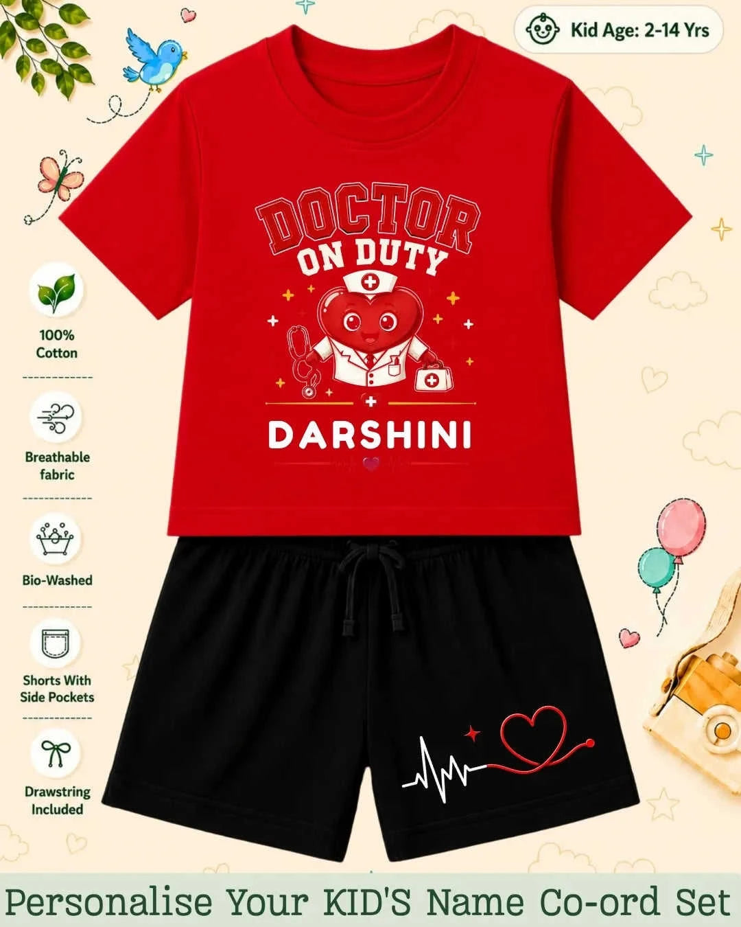 Future Professionals Kid's Co-ord Set Swiftsoul